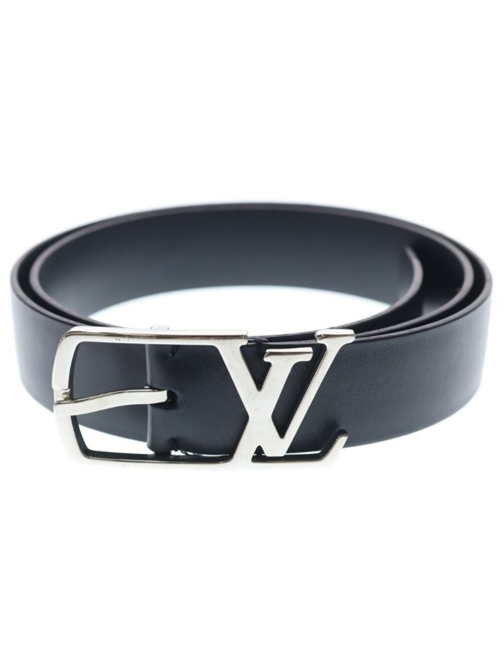 Louis Vuitton Ceinture Neo Glam Leather Belt Black 85/34 Silver